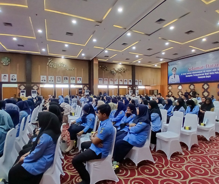Ratusan Eks THL RSD Madani Kini Resmi Bertugas di OPD Pemko Pekanbaru