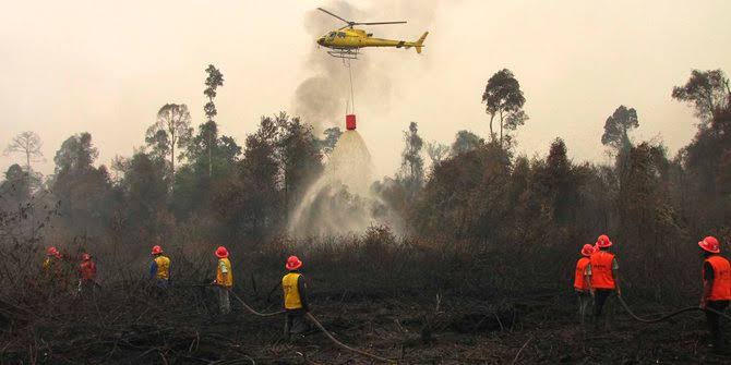 Cuaca Panas Tanpa Hujan Riau Catat 61 Titik Panas