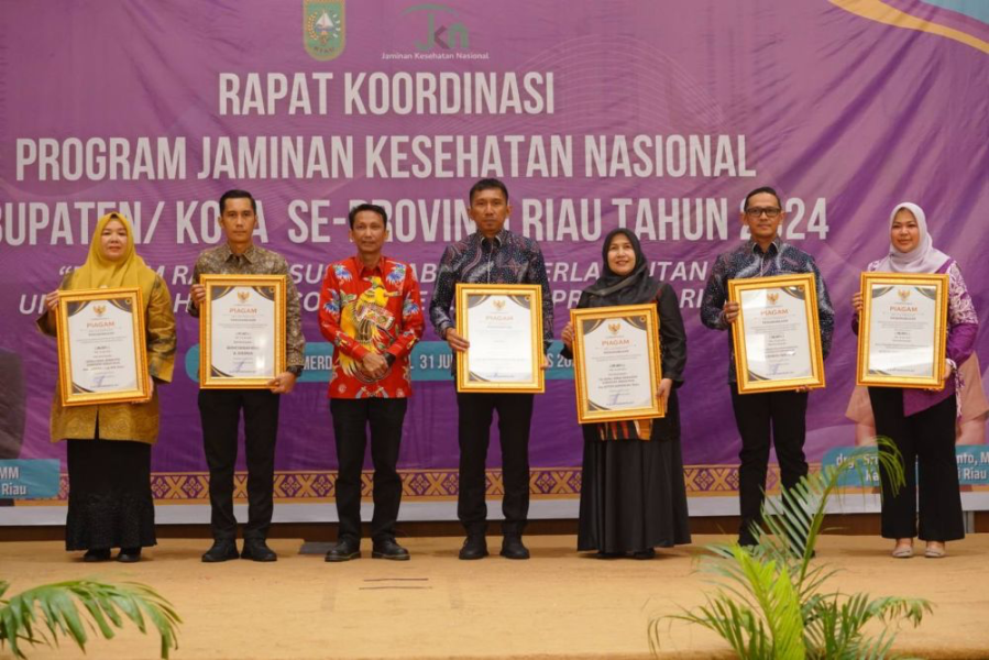12 Kabupaten dan Kota di Riau Raih Predikat Universal Health Coverage