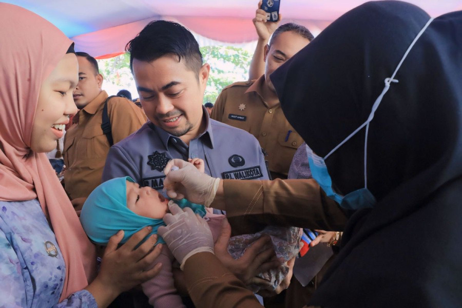 Pj Wali Kota Pekanbaru Dorong Keberhasilan PIN Polio Tahun 2024