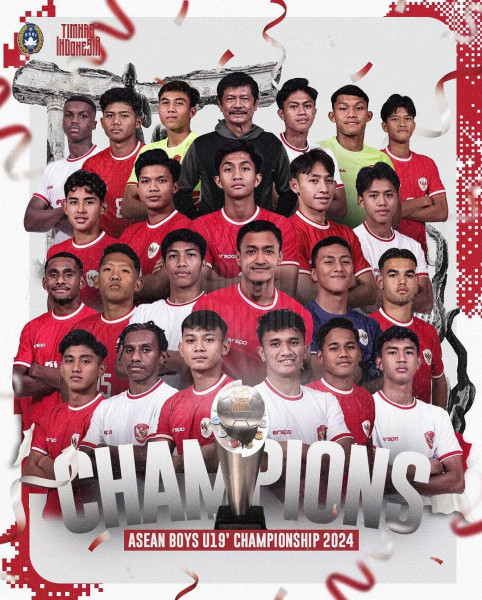 Timnas U-19 Indonesia Angkat Trofi AFF 2024 Setelah Kalahkan Thailand 1:0