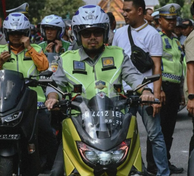Ginda Burnama Hadiri Deklarasi Bersama Tertib Berlalu Lintas
