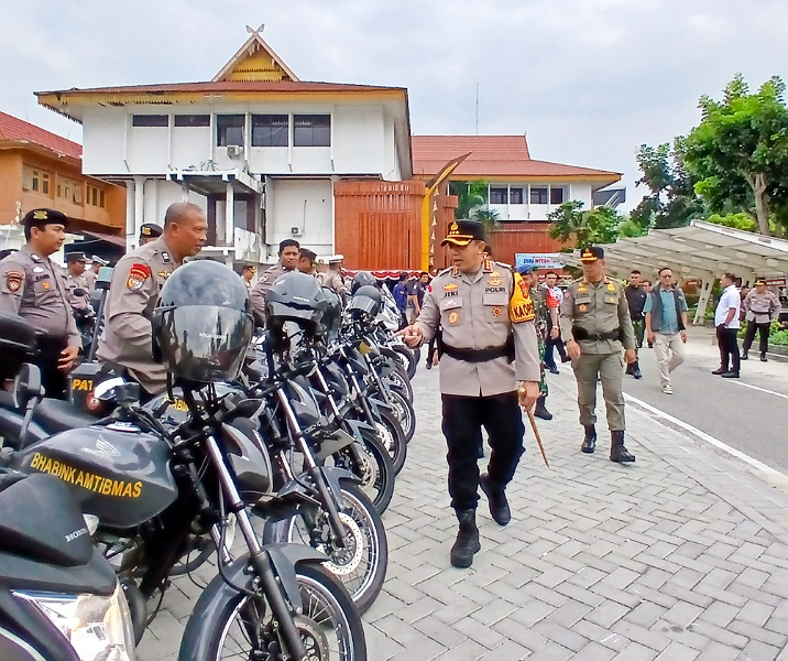 5.700 Personel Gabungan Siap Kawal Pilkada di Pekanbaru