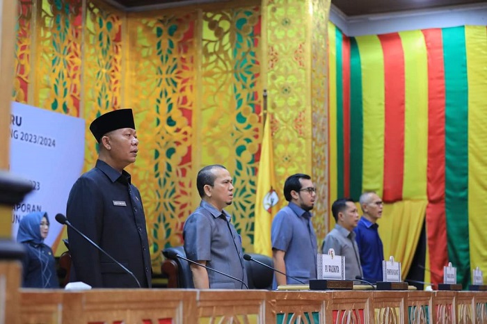 Pemko Pekanbaru Jawab Pandangan Umum Fraksi DPRD Terhadap LKPJ Kepala Daerah Tahun 2023