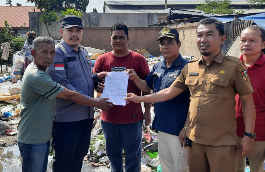 DLHK Pekanbaru Tata TPS Pasar Arengka demi Kebersihan Kota